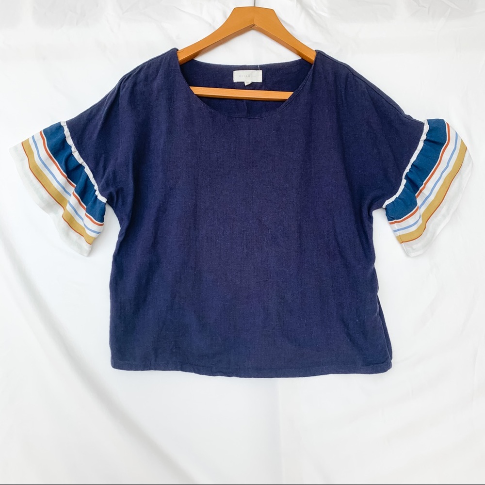 Mello Day Crop Blouse